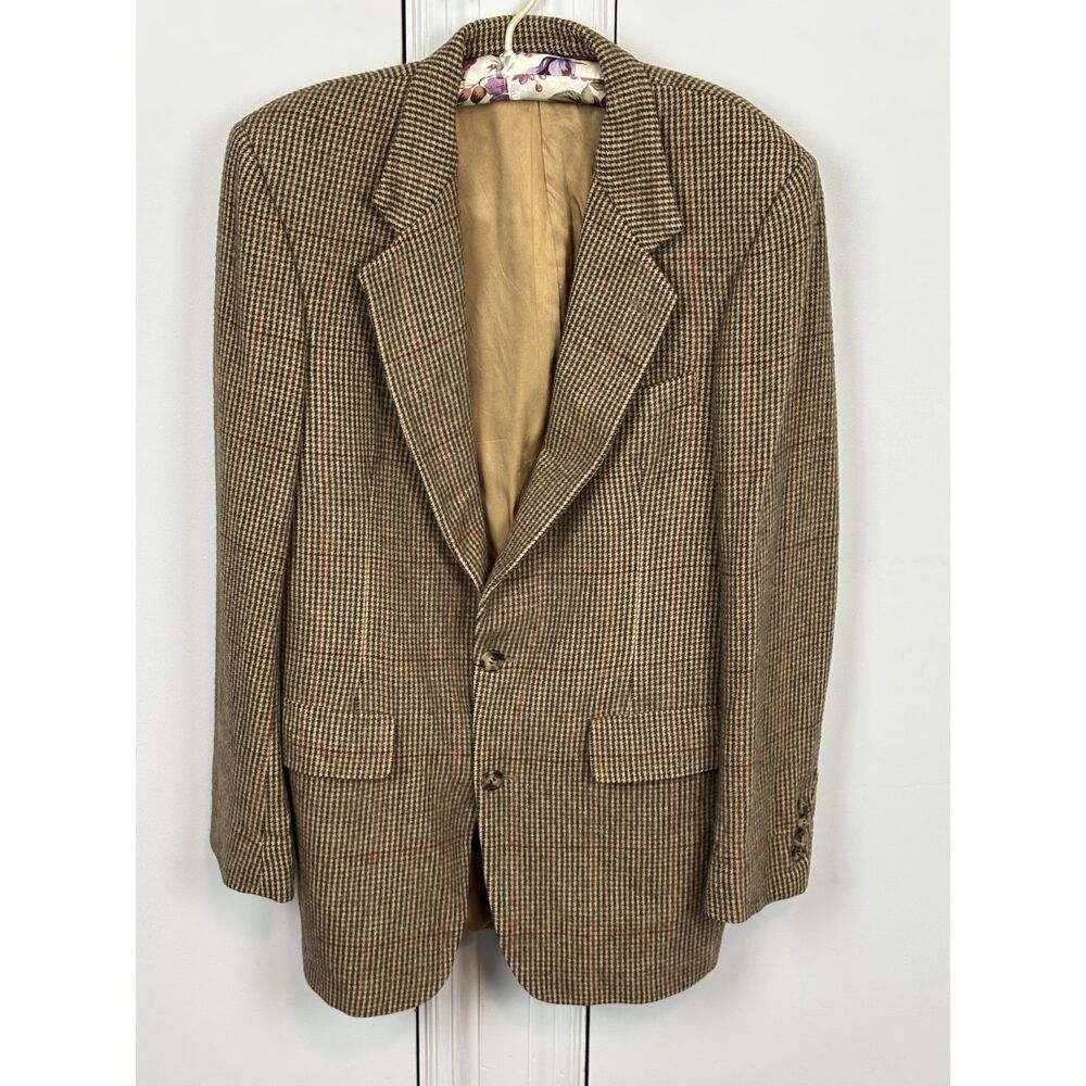 VTG Orvis 100% camel hair Blazer Sport Coat Jacket 38R Made in USA